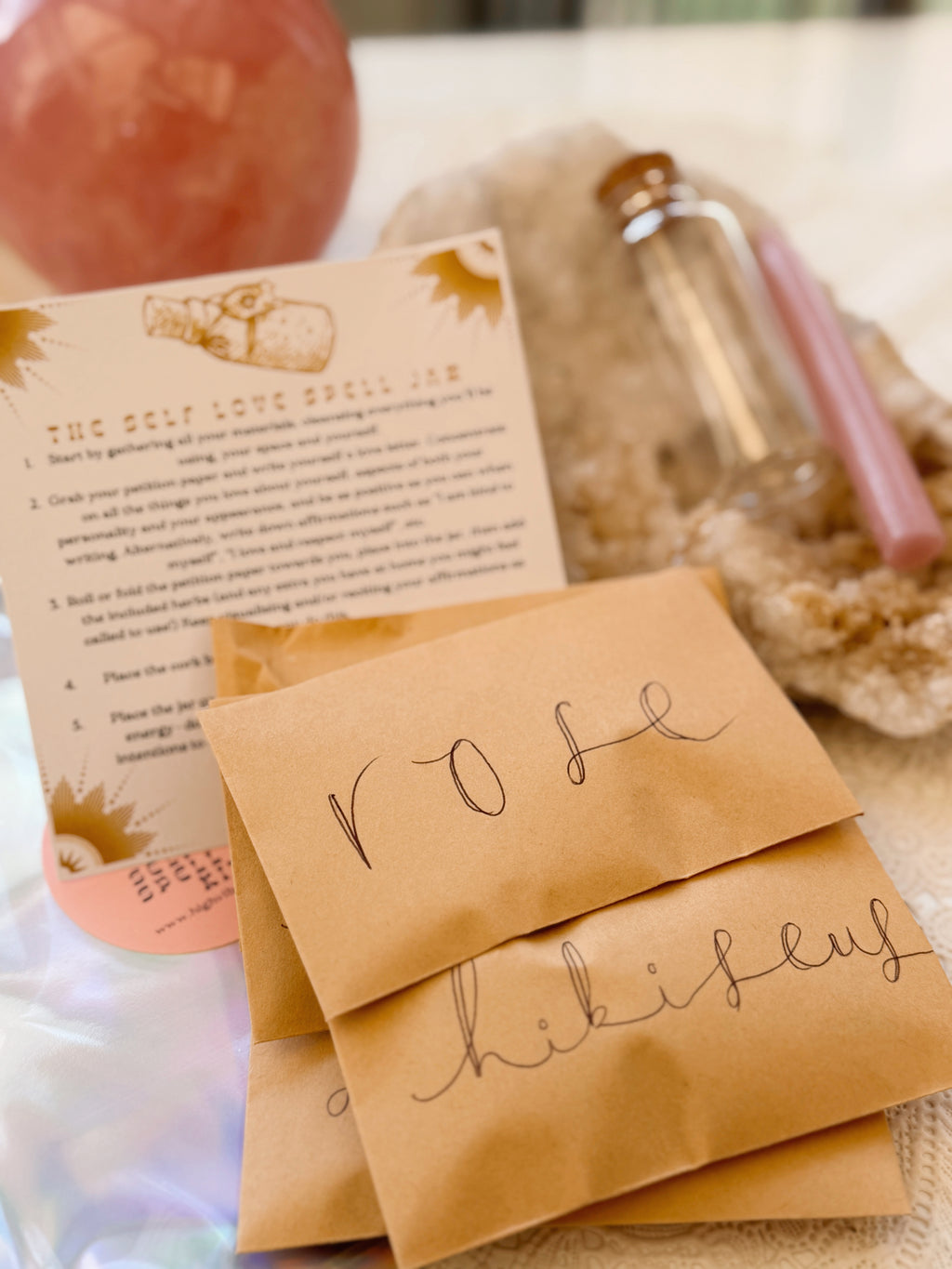 Self Love Spell Jar Kit
