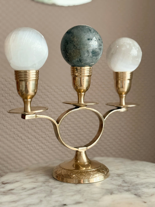 Vintage Brass Candelabra