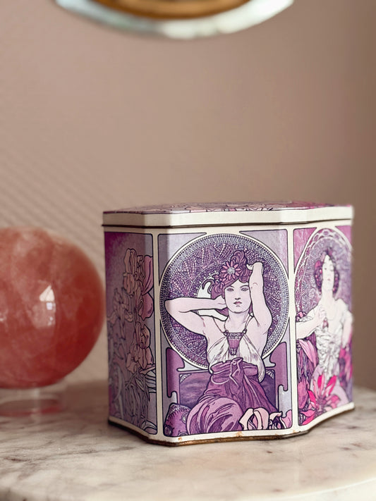 Vintage Mucha Tin