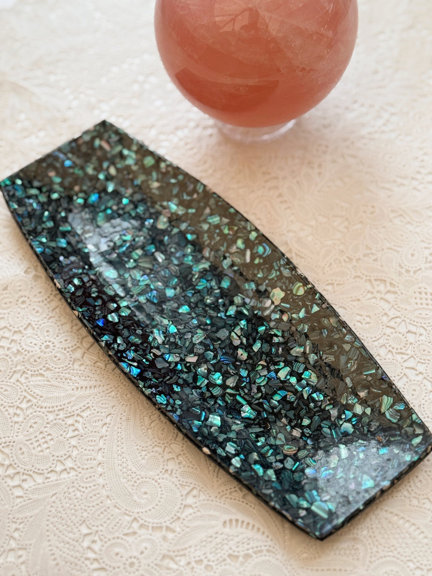 Vintage Paua Shell Trinket Tray