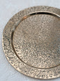 Vintage Brass Spell Plate Trinket Tray