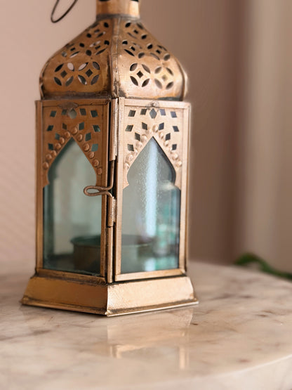 Vintage Brass Hanging Lantern