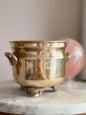 Vintage Small Brass Cauldron