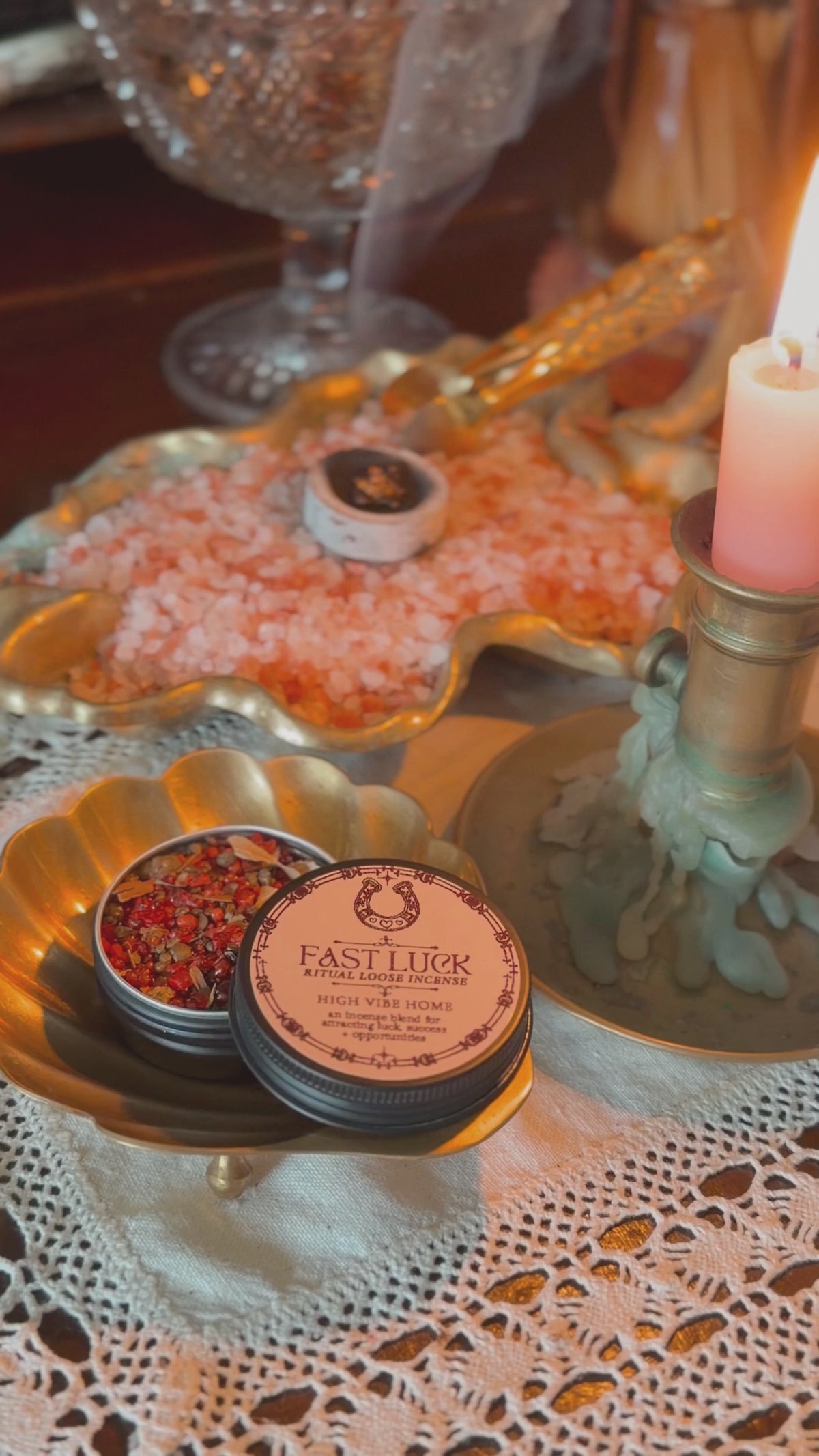 Fast Luck + Success Loose Blend Incense