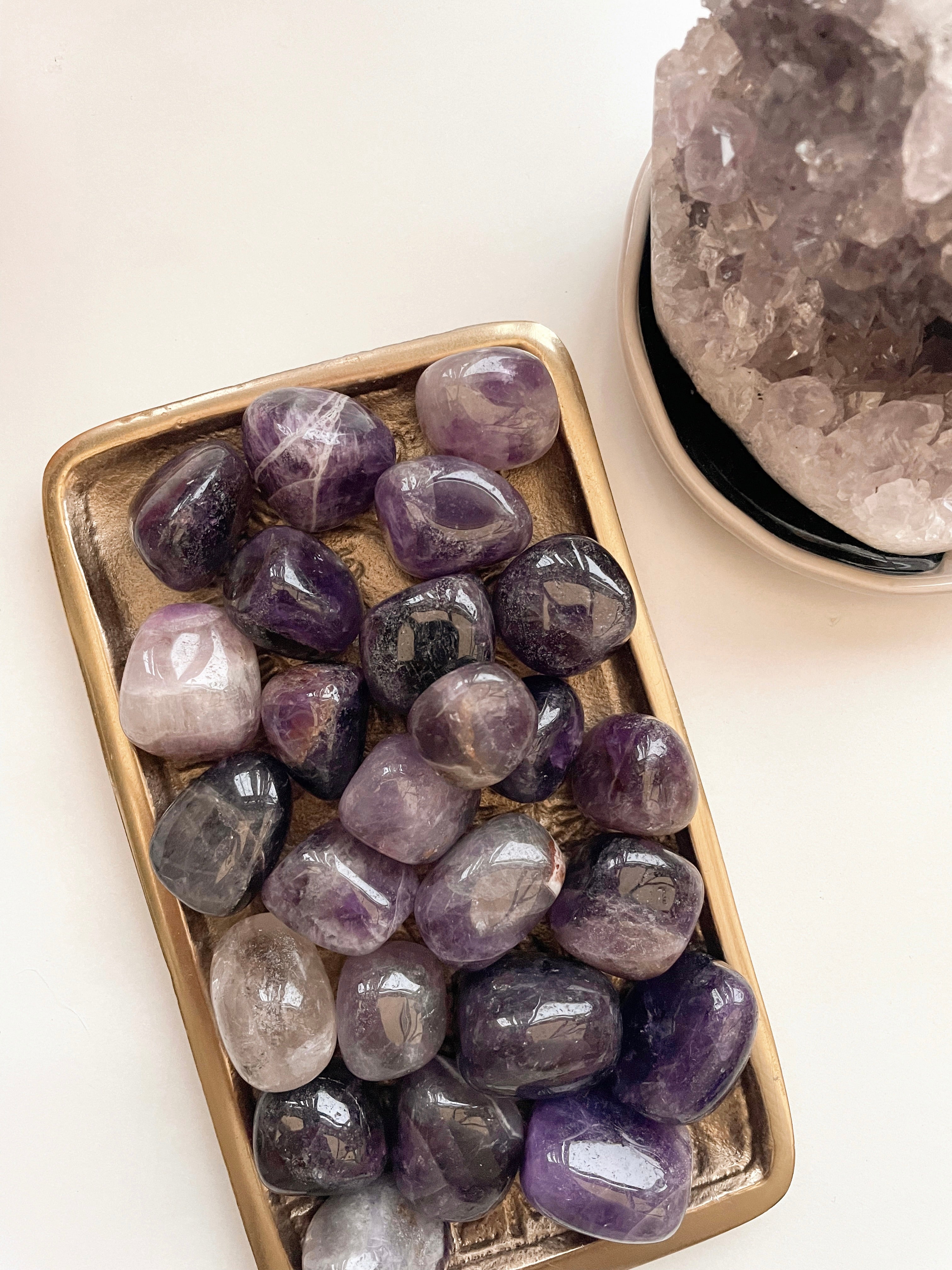 Amethyst Crystal Tumblestones