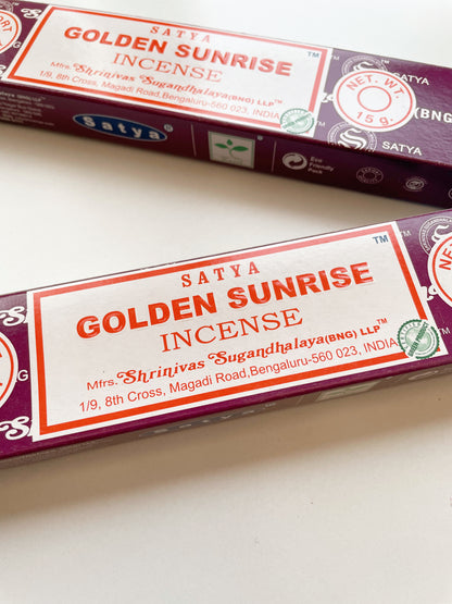 Golden Sunrise Satya Incens