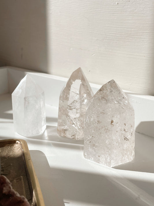 Clear Quartz Towers