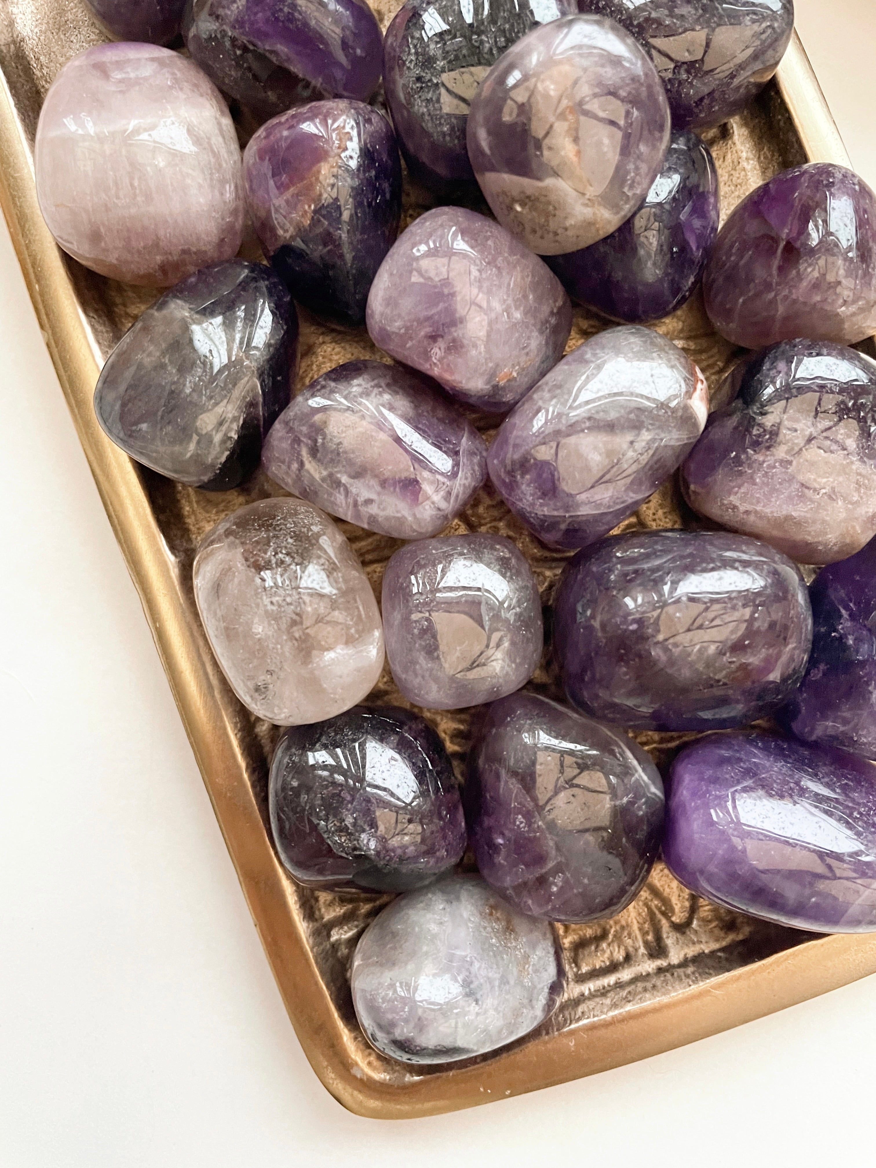 Amethyst Crystal Tumblestones