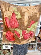 Vintage Witches Veil Scarf | Brown + Orange + Red