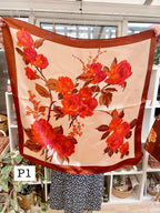 Vintage Witches Veil Scarf | Pink + Purple + Red