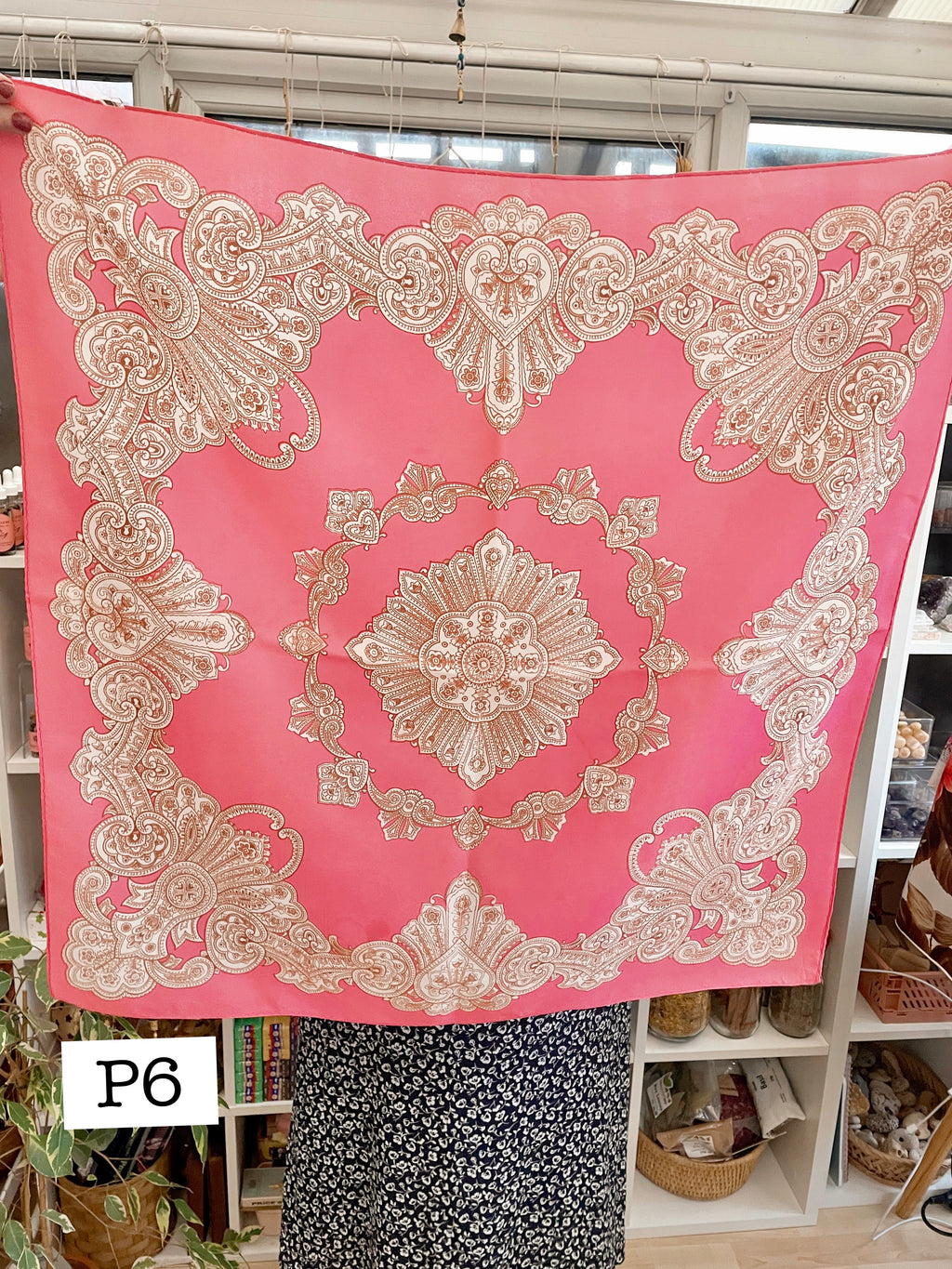 Vintage Witches Veil Scarf | Pink + Purple + Red