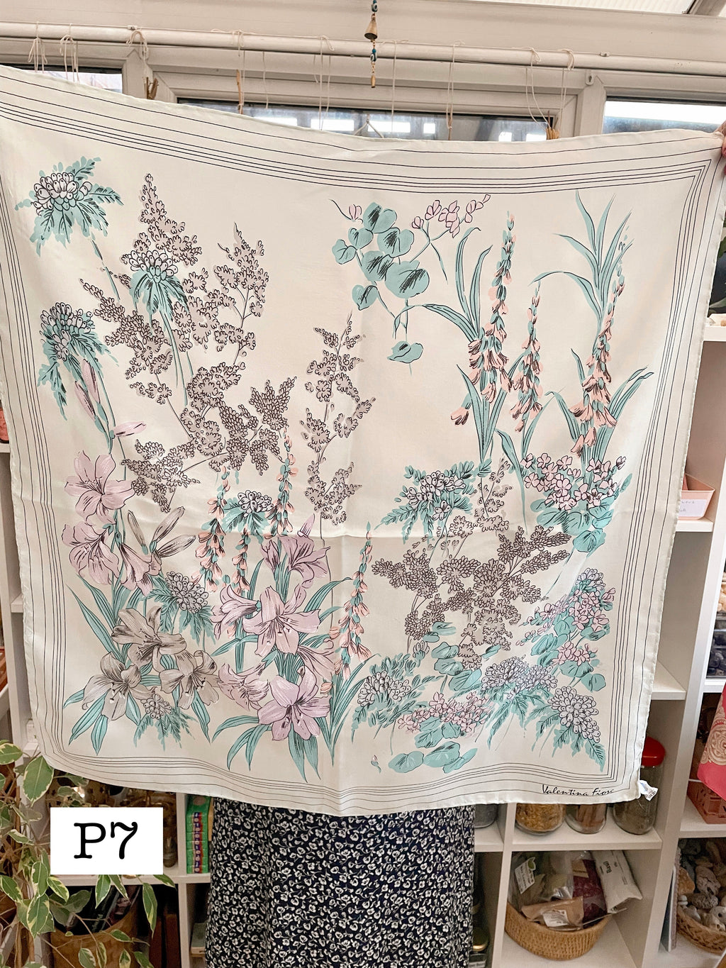 Vintage Witches Veil Scarf | Pink + Purple + Red