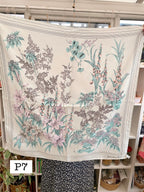 Vintage Witches Veil Scarf | Pink + Purple + Red