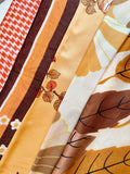 Vintage Witches Veil Scarf | Brown + Orange + Red