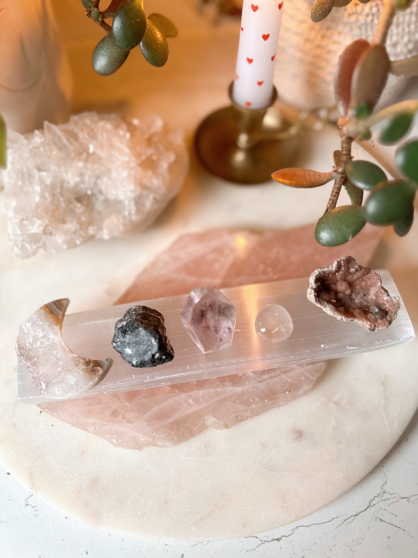 Selenite Polished Charging Bars Ingot Plates