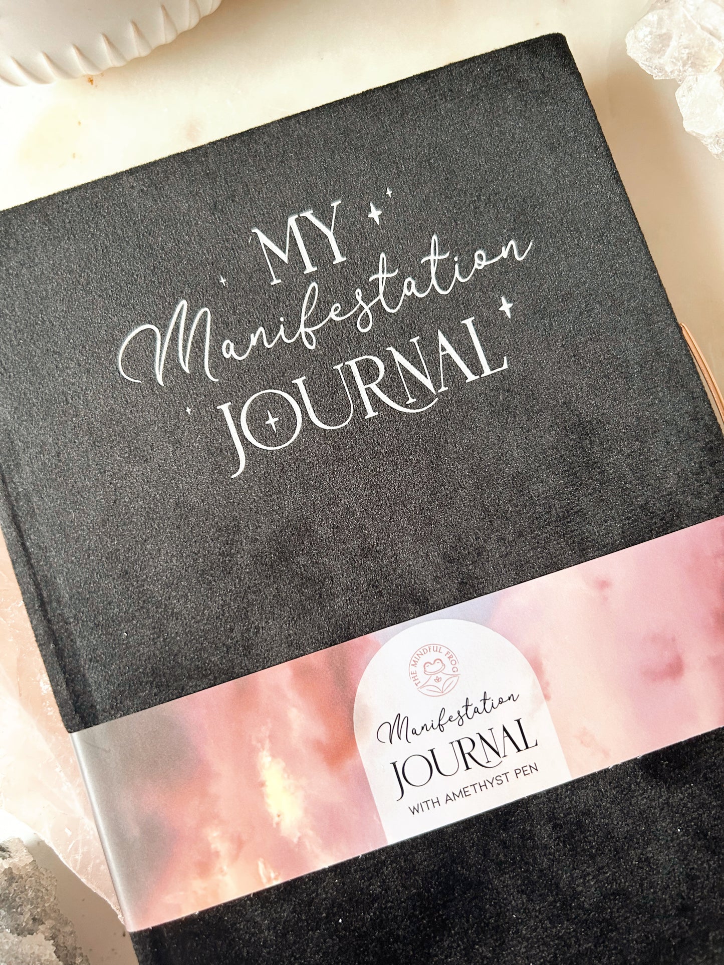 Manifestation Journal | Witch Notebook + Amethyst Pen