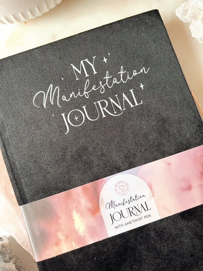 Manifestation Journal | Witch Notebook + Amethyst Pen