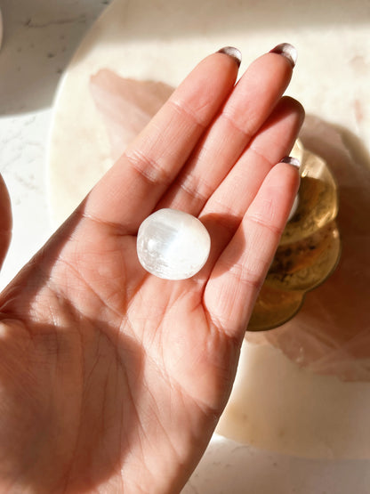 Selenite Crystal Tumblestones