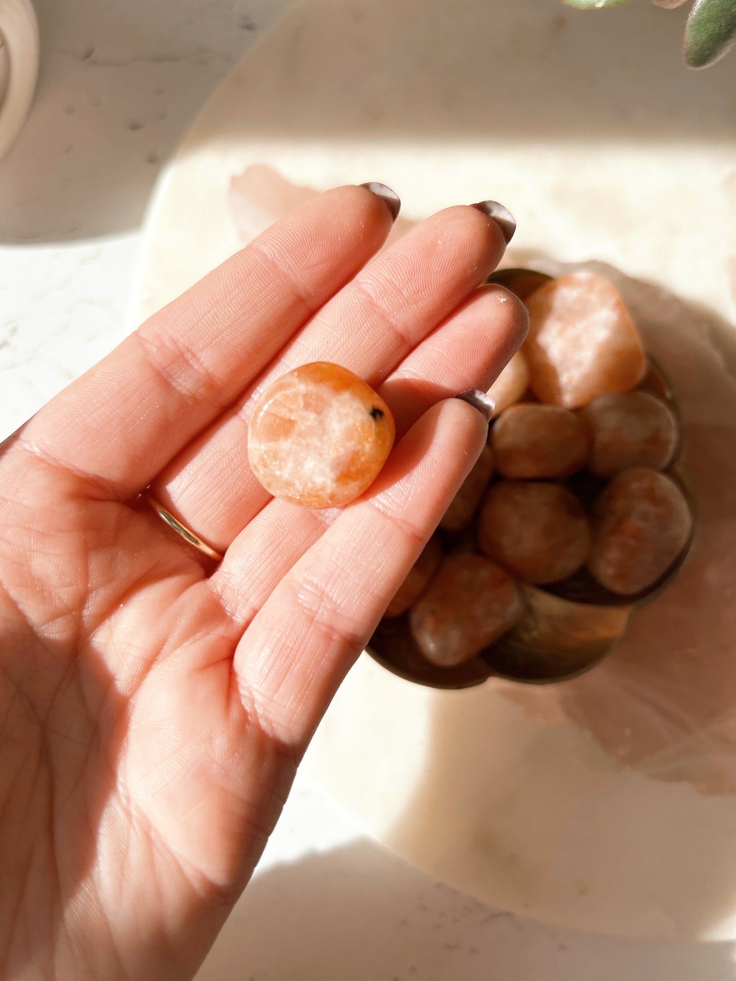 Sunstone Crystal Tumblestones