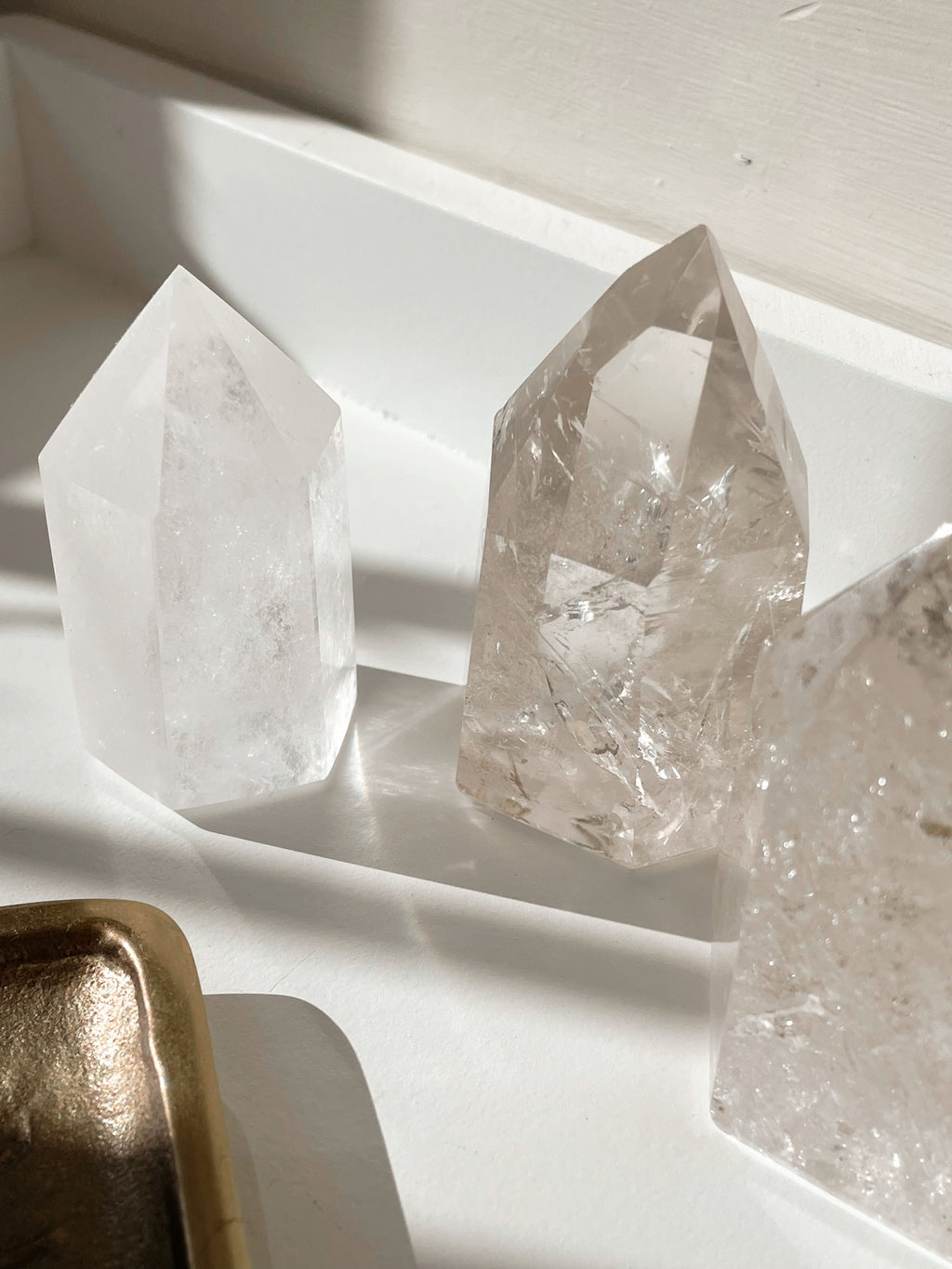 Clear Quartz Towers
