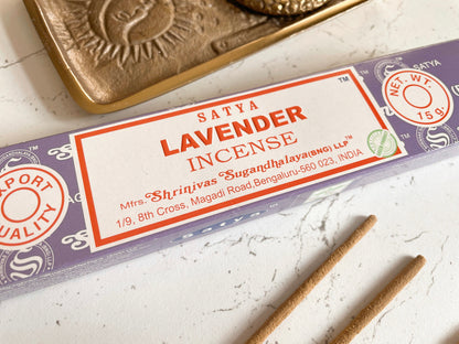 Satya Lavender Incense