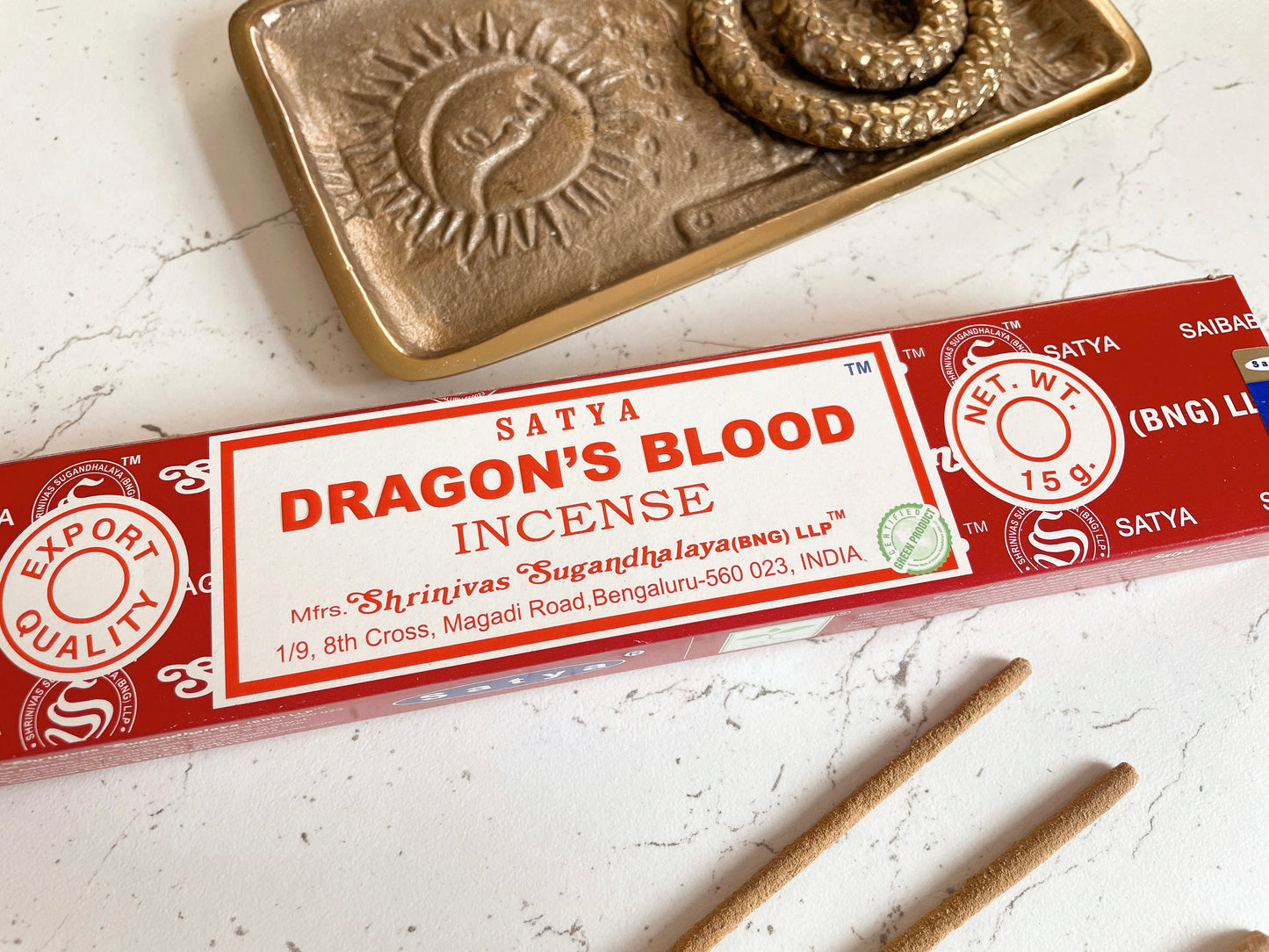 Dragons Blood Satya Incense | Protection Love Banishing Spellwork