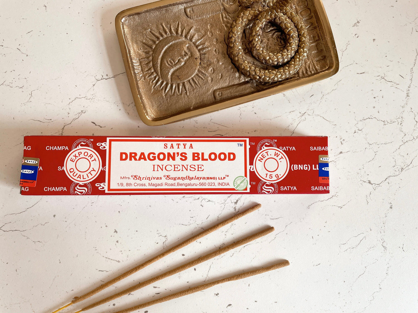 Dragons Blood Satya Incense | Protection Love Banishing Spellwork